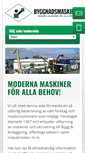 Mobile Screenshot of byggnadsmaskiner.se